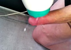 Vibrator Caused Cumshot & Slow-Motion