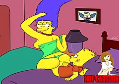 Cartoon Porn Simpsons porn Marge fuck his son Bart