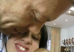 Desirable brunette teen is face fucked brutally by Rocco Siffredi