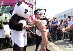Bound in Public. Naked Pandas Trick or Treat Just in time for Halloween