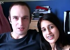 Indiens fille zarina mashood fait une vidéo de sexe oral chaud avec son copain